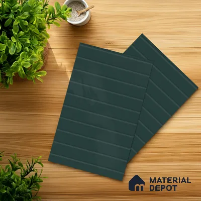 Patterned look 2B8092 A 122 Twilight Teal 8 ft x 4 ft Texture Finish Decorative Laminate - 1 mm | Suitable for Bedroom, TV Unit, Wardrobe | Matching Edgeband 10194 from Prism