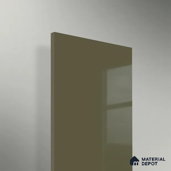 Grey Solid Colors look 2B4145 A 8 Earthy Husk 8 ft x 4 ft Glossy Finish Decorative Laminate - 1 mm | Suitable for Living Room, Kitchen, Office | Matching Edgeband 1022 HG from E3