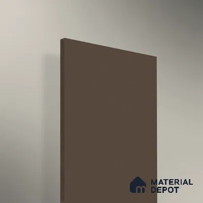 Brown Solid Colors look 2B8038 A 183 Earth Mocha 8 ft x 4 ft Texture Finish Decorative Laminate - 1 mm | Suitable for Bedroom, TV Unit, Wardrobe, Kitchen Cabinet | Matching Edgeband 110228 from Rehau