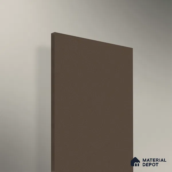 Brown Solid Colors look 2B8038 A 183 Earth Mocha 8 ft x 4 ft Texture Finish Decorative Laminate - 1 mm | Suitable for Bedroom, TV Unit, Wardrobe, Kitchen Cabinet | Matching Edgeband 110228 from Rehau