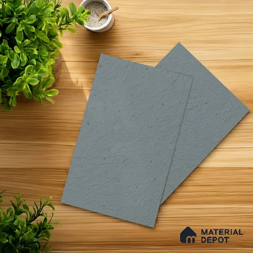 Stone look 2B8089 A 175 Sky Whisper 8 ft x 4 ft Texture Finish Decorative Laminate - 1 mm | Suitable for Bedroom, TV Unit, Wardrobe, Kitchen Cabinet | Matching Edgeband 1055 from E3