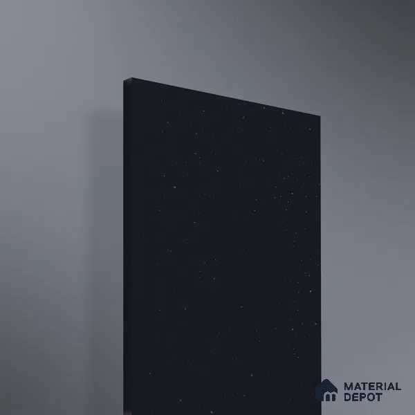 Stone look 2B8095 A 175 Midnight Drift 8 ft x 4 ft Texture Finish Decorative Laminate - 1 mm | Suitable for Bedroom, TV Unit, Wardrobe, Kitchen Cabinet | Matching Edgeband 10207 from Prism