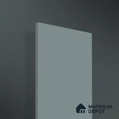 Grey Solid Colors look 2B8089 A 155 Steel Breeze 8 ft x 4 ft Matte Finish Decorative Laminate - 1 mm | Suitable for Living Room, Kitchen, Office | Matching Edgeband 1055 from E3