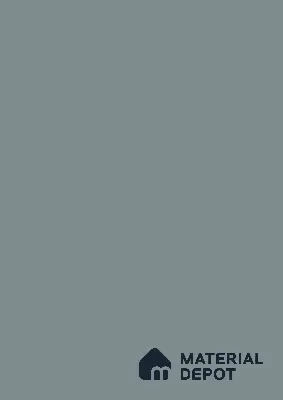 Grey Solid Colors look 2B8089 A 155 Steel Breeze 8 ft x 4 ft Matte Finish Decorative Laminate - 1 mm | Suitable for Living Room, Kitchen, Office | Matching Edgeband 1055 from E3