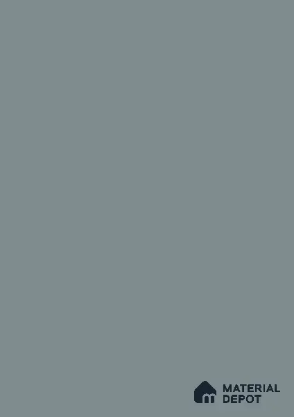 Grey Solid Colors look 2B8089 A 155 Steel Breeze 8 ft x 4 ft Matte Finish Decorative Laminate - 1 mm | Suitable for Living Room, Kitchen, Office | Matching Edgeband 1055 from E3
