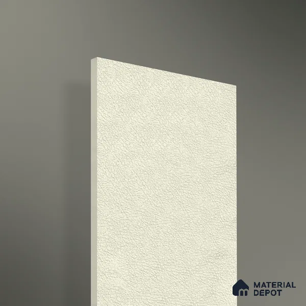 Beige Leather look 2BBR 4003 A 197 Warm Whisper 8 ft x 4 ft Texture Finish Decorative Laminate - 1 mm | Suitable for Bedroom, TV Unit, Wardrobe, Kitchen Cabinet | Matching Edgeband 75637 from Rehau