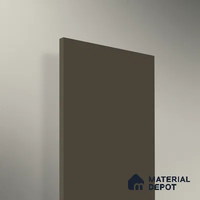 Brown Solid Colors look 2B4122 A 155 Urban Smoke 8 ft x 4 ft Matte Finish Decorative Laminate - 1 mm | Suitable for Living Room, Kitchen, Office | Matching Edgeband 1006 from E3