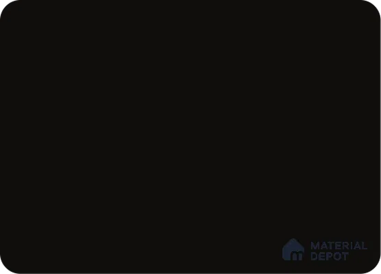 Black Solid Colors Look MT 706 8 ft x 4 ft Matte Finish 6H Anti Scratch Acrylic Laminate - 1.5 mm | Suitable for TV Unit, Wardrobe, Kitchen Cabinets