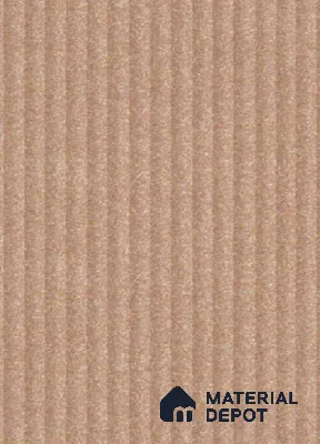 Beige Fluted Solid Color LM 10474 8 ft x 4 ft High Gloss Finish Acrylic Laminate - 3 mm | Suitable for TV Unit,Wardrobe, Kitchen Cabinets