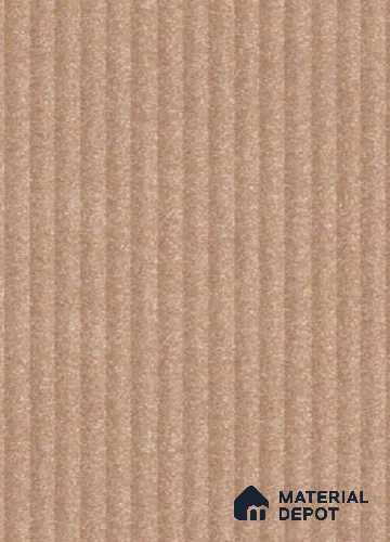 Beige Fluted Solid Color LM 10474 8 ft x 4 ft High Gloss Finish Acrylic Laminate - 3 mm | Suitable for TV Unit,Wardrobe, Kitchen Cabinets