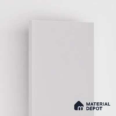 Solid White Solid Colors Look LM 21688 8 ft x 4 ft High Gloss Finish 6H Anti Scratch Acrylic Laminate - 1.5 mm | Suitable for Living Room, Kitchen, Office