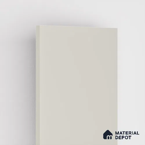 Soft Ivory Solid Colors Look LM 21689 8 ft x 4 ft High Gloss Finish 6H Anti Scratch Acrylic Laminate - 1.5 mm | Suitable for Living Room, Kitchen, Office
