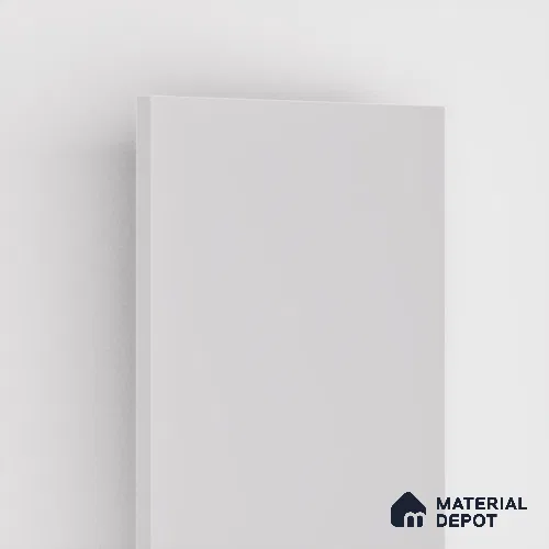 Bright White Solid Colors Look LM 21687 8 ft x 4 ft High Gloss Finish 6H Anti Scratch Acrylic Laminate - 1.5 mm | Suitable for Living Room, Kitchen, Office