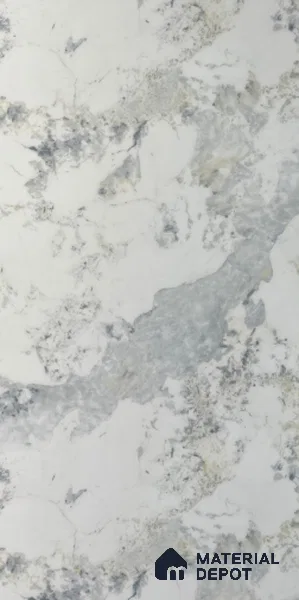 Ivory Marble Look LM 21676 8 ft x 4 ft High Gloss Finish 6H Anti Scratch Acrylic Laminate - 1.5 mm | Suitable for TV Unit, Wardrobe, Kitchen Cabinets