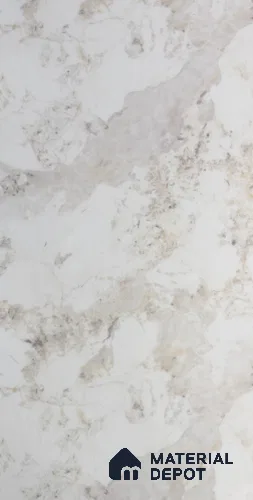 Ivory Marble Look LM 21677 8 ft x 4 ft High Gloss Finish 6H Anti Scratch Acrylic Laminate - 1.5 mm | Suitable for TV Unit, Wardrobe, Kitchen Cabinets
