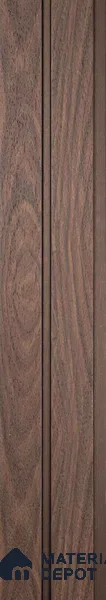 Pentone Wood Finish Brown Charcoal Louvers/Panels | 8 ft x 5 inch - 12 mm | PT 801