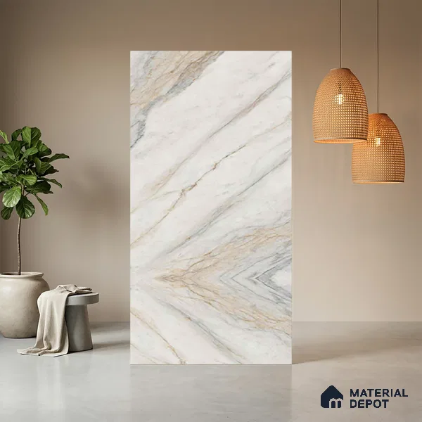 Stone Look LM 03771 8 ft x 4 ft Matte Finish Decorative Laminate - 1 mm | Suitable for TV Unit, Wardrobe, Kitchen Cabinets