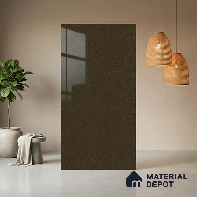Espresso Brown Solid Colors Look LM 03794 8 ft x 4 ft High Gloss Finish Decorative Laminate - 1 mm | Suitable for Living Room, Kitchen, Office