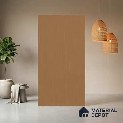 Brown Metallic Look LM 03816 8 ft x 4 ft Matte Finish Decorative Laminate - 1 mm | Suitable for TV Unit, Wardrobe, Kitchen Cabinets