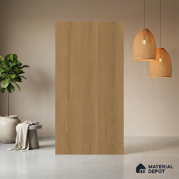 Wooden Look LM 03835 Mocha Timber 8 ft x 4 ft Texture Finish Decorative Laminate - 1 mm | Suitable for TV Unit, Wardrobe, Kitchen Cabinets