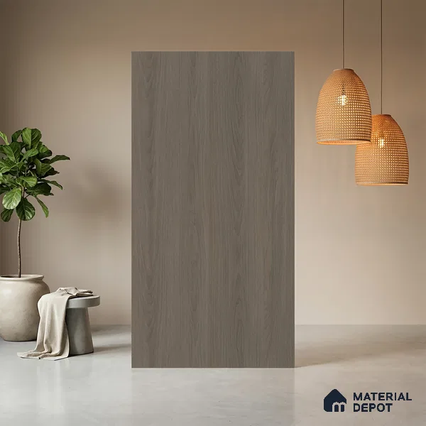 Wooden Look LM 03836 Mocha Timber 8 ft x 4 ft Texture Finish Decorative Laminate - 1 mm | Suitable for TV Unit, Wardrobe, Kitchen Cabinets