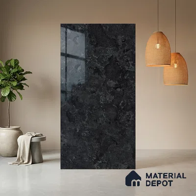 Stone Look LM 03864 8 ft x 4 ft High Gloss Finish Decorative Laminate - 1 mm | Suitable for TV Unit, Wardrobe, Kitchen Cabinets