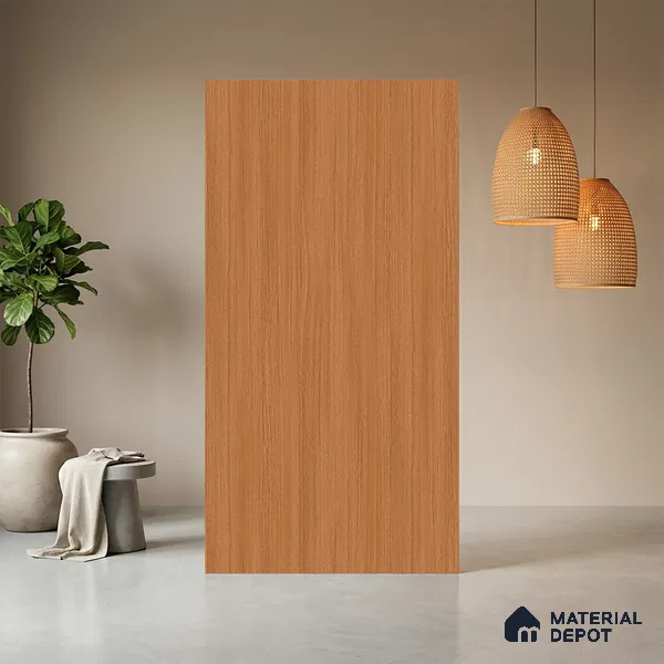 Wooden Look LM 03913 Salop Teak 8 ft x 4 ft Texture Finish Decorative Laminate - 1 mm | Suitable for TV Unit, Wardrobe, Kitchen Cabinets