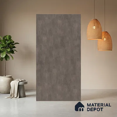 Wooden Look LM 03914 Cemento 8 ft x 4 ft Texture Finish Decorative Laminate - 1 mm | Suitable for TV Unit, Wardrobe, Kitchen Cabinets