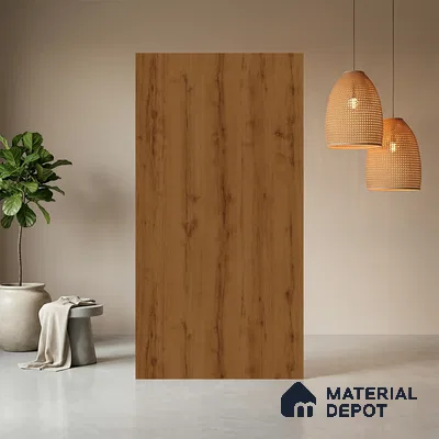 Wooden Look LM 03921 Splen Sunrise 8 ft x 4 ft Texture Finish Decorative Laminate - 1 mm | Suitable for TV Unit, Wardrobe, Kitchen Cabinets