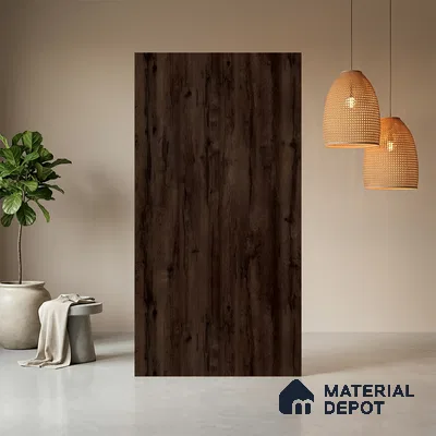 Wooden Look LM 03933 Wood Scare 8 ft x 4 ft Texture Finish Decorative Laminate - 1 mm | Suitable for TV Unit, Wardrobe, Kitchen Cabinets