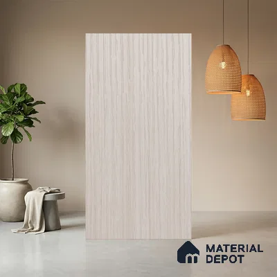 Wooden Look LM 03945 Ice Wood 8 ft x 4 ft Texture Finish Decorative Laminate - 1 mm | Suitable for TV Unit, Wardrobe, Kitchen Cabinets