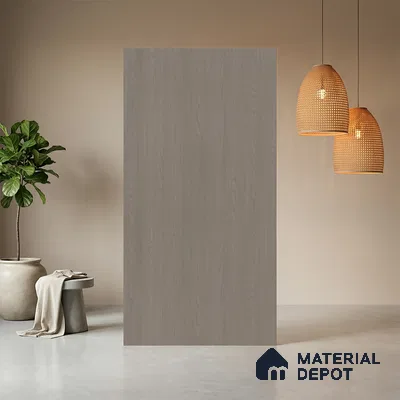 Wooden Look LM 03979 Classic Ash 8 ft x 4 ft Suede Finish Decorative Laminate - 1 mm | Suitable for TV Unit, Wardrobe, Kitchen Cabinets