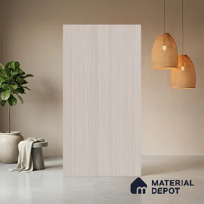 Wooden Look LM 03985 Ice Wood 8 ft x 4 ft Suede Finish Decorative Laminate - 1 mm | Suitable for TV Unit, Wardrobe, Kitchen Cabinets