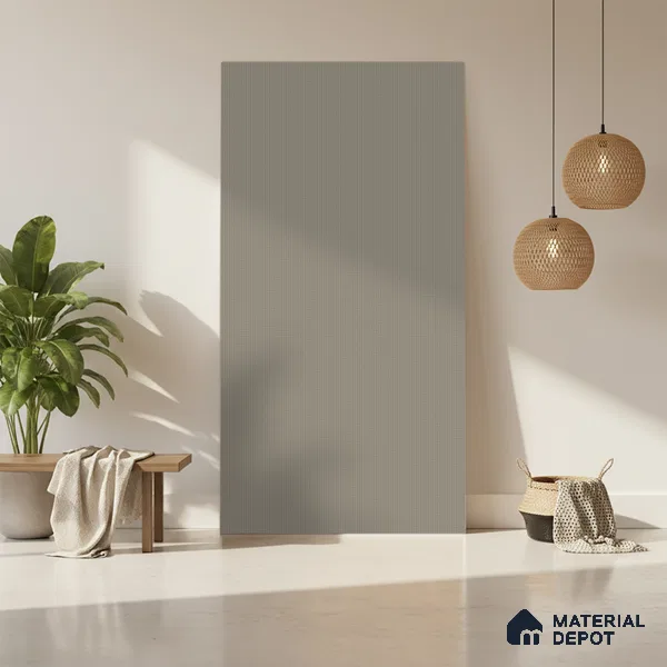 Beige Fabric Look LM 20092 8 ft x 4 ft Texture Finish Decorative Laminate - 1 mm | Suitable for TV Unit, Wardrobe, Kitchen Cabinets