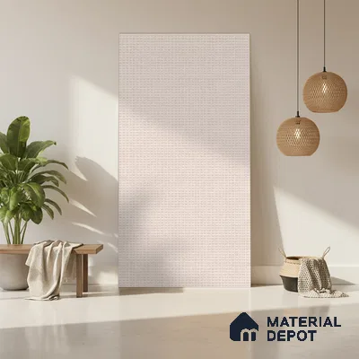 Beige Cane Look LM 20097 8 ft x 4 ft Texture Finish Decorative Laminate - 1 mm | Suitable for TV Unit, Wardrobe, Kitchen Cabinets