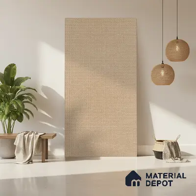 Brown Cane Look LM 20103 8 ft x 4 ft Texture Finish Decorative Laminate - 1 mm | Suitable for TV Unit, Wardrobe, Kitchen Cabinets