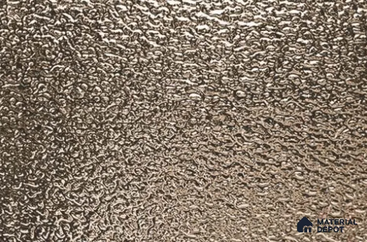Golden Rippled Look LM 23853 8 ft x 4 ft High Gloss Finish 6H Anti Scratch Acrylic Laminate - 1.5 mm | Suitable for TV Unit, Wardrobe, Kitchen Cabinets