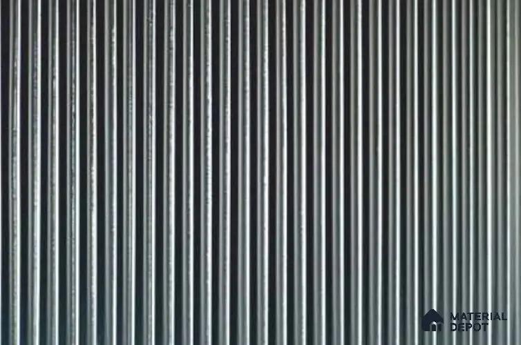 Self Adhesive Mirror Fluted LM 23852 8 ft x 4 ft High Gloss Finish Acrylic Laminate - 3 mm | Suitable for TV Unit,Wardrobe, Kitchen Cabinets