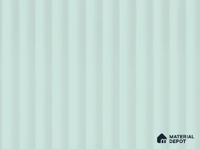 Pale Blue Fluted Solid Color LM 23817 8 ft x 4 ft High Gloss Finish Acrylic Laminate - 3 mm | Suitable for TV Unit,Wardrobe, Kitchen Cabinets