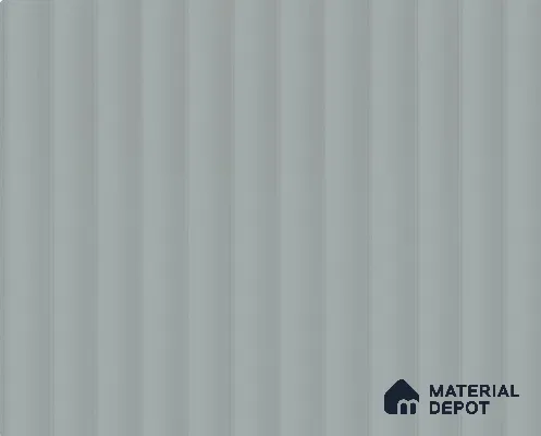 Cool Grey Fluted Solid Color LM 23845 8 ft x 4 ft High Gloss Finish Acrylic Laminate - 3 mm | Suitable for TV Unit,Wardrobe, Kitchen Cabinets