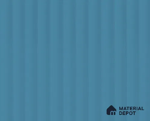 Sky Blue Fluted Solid Color LM 23820 8 ft x 4 ft High Gloss Finish Acrylic Laminate - 3 mm | Suitable for TV Unit,Wardrobe, Kitchen Cabinets