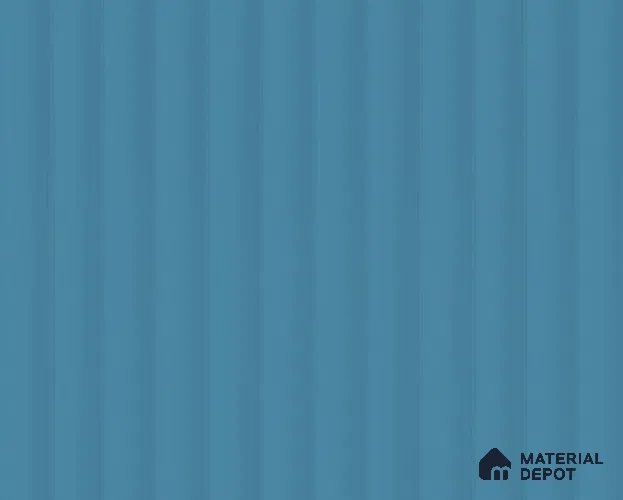 Sky Blue Fluted Solid Color LM 23820 8 ft x 4 ft High Gloss Finish Acrylic Laminate - 3 mm | Suitable for TV Unit,Wardrobe, Kitchen Cabinets