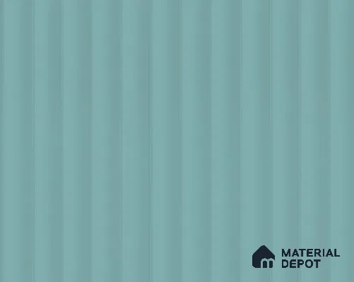 Powder Blue Fluted Solid Color LM 23827 8 ft x 4 ft High Gloss Finish Acrylic Laminate - 3 mm | Suitable for TV Unit,Wardrobe, Kitchen Cabinets