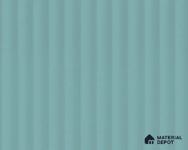 Powder Blue Fluted Solid Color LM 23827 8 ft x 4 ft High Gloss Finish Acrylic Laminate - 3 mm | Suitable for TV Unit,Wardrobe, Kitchen Cabinets