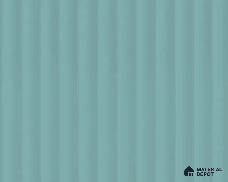 Powder Blue Fluted Solid Color LM 23827 8 ft x 4 ft High Gloss Finish Acrylic Laminate - 3 mm | Suitable for TV Unit,Wardrobe, Kitchen Cabinets