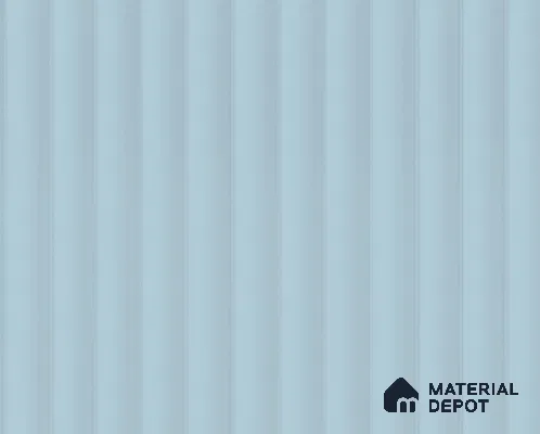 Powder Blue Fluted Solid Color LM 23819 8 ft x 4 ft High Gloss Finish Acrylic Laminate - 3 mm | Suitable for TV Unit,Wardrobe, Kitchen Cabinets