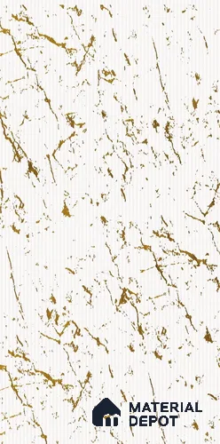 Marble Fluted LM 23813 8 ft x 4 ft High Gloss Finish Acrylic Laminate - 3 mm | Suitable for TV Unit,Wardrobe, Kitchen Cabinets