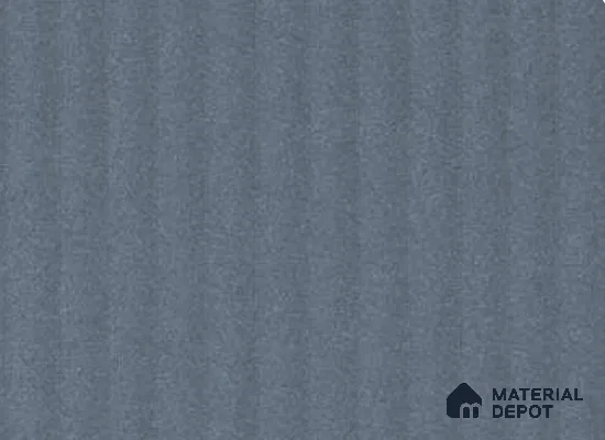 Steel Blue Fluted Solid Color LM 23803 8 ft x 4 ft High Gloss Finish Acrylic Laminate - 3 mm | Suitable for TV Unit,Wardrobe, Kitchen Cabinets