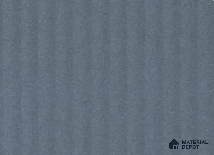 Steel Blue Fluted Solid Color LM 23803 8 ft x 4 ft High Gloss Finish Acrylic Laminate - 3 mm | Suitable for TV Unit,Wardrobe, Kitchen Cabinets