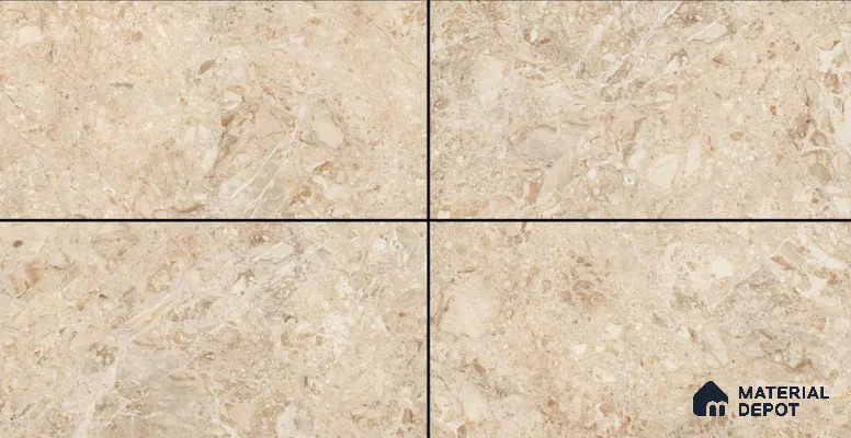 TL 02256 Earthy Brown 1600 x 800 mm Glossy Finish Wall & Floor Vitrified Tile - 10 mm